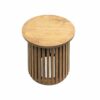 Abstract Wood Pedestal