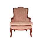 FRENCH PROVINCIAL WINGBACK WOOD FRAME