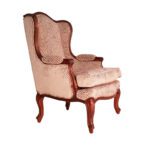 FRENCH PROVINCIAL WINGBACK WOOD FRAME